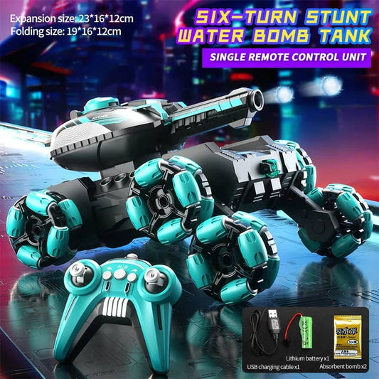 💥Remote Control Six-Wheel Tank - Transformable for Battle -（Free Shipping)